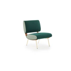 Molteni Round D 154.5 chair green 