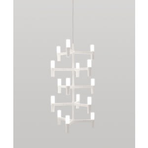 nemo crown multi light pendant white 