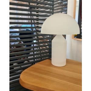 oluce atollo table lamp glass 