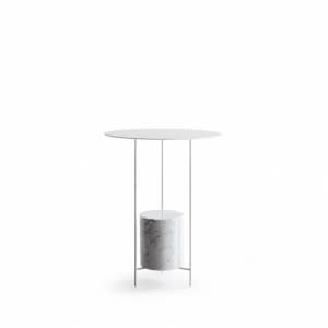 Molteni Panna Cotta side table white 