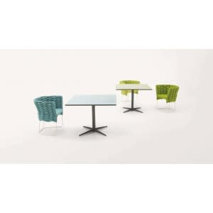 paola lenti cafe outdoor table 