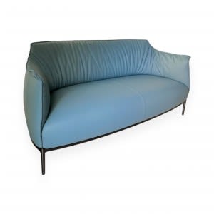Poltrona Frau Archibald sofa SC 274 fresco blu immediately available 