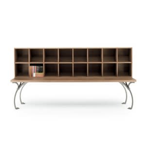 Sangirolamo Bookcase-Bookcase-Poltrona Frau-Achille Castiglioni Michele De Lucchi 