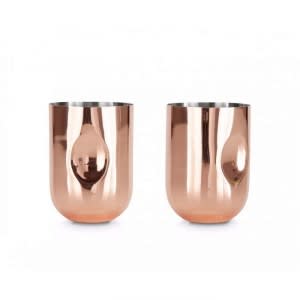 Tom Dixon Plum Moscow Mule mugs 