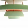 Louis Poulsen PH 5 Mini Lamp lower detail green