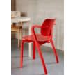 Artek Aslak chair red with table