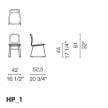 cappellini hi pad chair dimensions