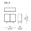 cappellini lochness cabinet dimensions 