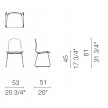 Cappellini Tate Chair Map Whit Upholstery