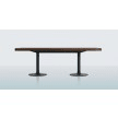 cassina lc11p table natural walnut 1