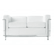 Cassina LC2 Sofa 2 Seat White