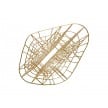 Ceccotti Golden Cage bookcase top detail