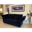 edra standard 2 seater blue velvet