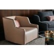 Gallotti&Radice First armchair leather 