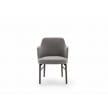 Flexform Leda chair with armrests front