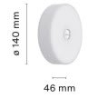 flos mini button wall ceiling lamp lissoni