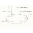 flos oblique qi table lamp