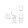 dimensions poltrona frau jay lounge chair