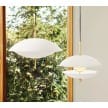 Fritz Hanesn Clam suspension lamp 44cm 