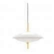 Fritz Hanesn Clam suspension lamp 44cm 