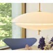 Fritz Hanesn Clam suspension lamp 44cm 