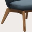 Fritz Hansen Let armchair wooden legs