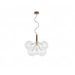 Gallotti&Radice Bolle Cielo hanging lamp 6 spheres