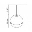 flos string light sphere head suspension lamp anastassiades