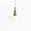 Louis Poulsen PH 3/2 Pendant Lamp Brass metalized