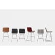 MDF Italia Neil leather stool