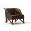 Giorgetti-Mobius 62920 Saddle Leather-Armchair