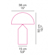 oluce atollo lamp 