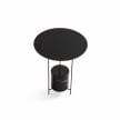 Molteni Panna Cotta side table black