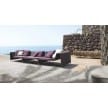 paola lenti island outdoor sofa