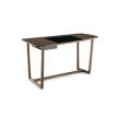 Poliform Concorde Desk Canaletto with drawer and leather pad