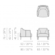 poltrona archibald poltrona frau dimensioni 