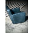 Baxter Berlino armchair blue leather