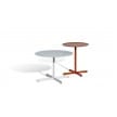 Poltrona Frau Bob outdoor side table white and terracotta