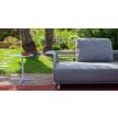 Poltrona Frau Bob outdoor side table with sofa