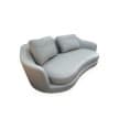 Poltrona Frau Duo Sofa Grey leather 