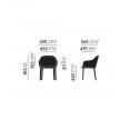 sedia softshell vitra dimensioni 