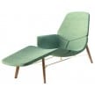 Tacchini Atoll chaise longue mint green