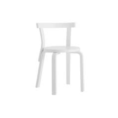 Chair 68 lacquered white