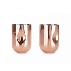 Plum Moscow Mule Mugs set of 2