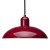 Kaiser Idell large Ruby Red