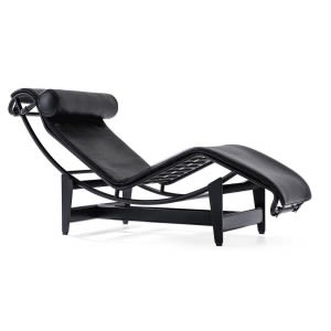 chaise-longue-LC4-noire-cassina 