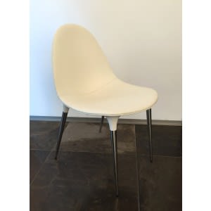 cassina caprice chair white leather 