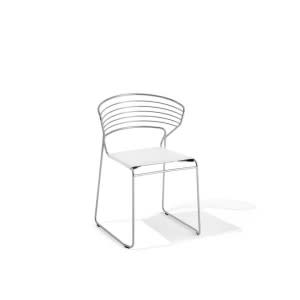 Desalto Koki Wire cowhide chair 