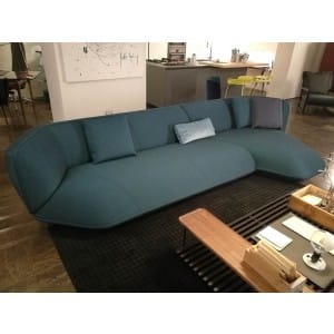 divano cassina floe insel blu cobalto 