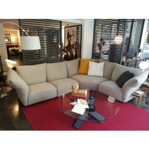 edra standard grey angular sofa 